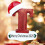 Christmas Letter Ornament Personalized Initial T White 2