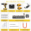 2 Battery 21V Cordless Drill Combi Driver High Power Electric Screwdriver Set UK 3