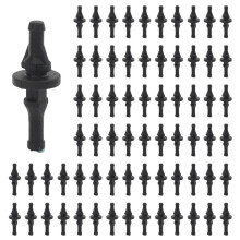 320 PCS Vis Epingle Rivet Support Anti-Vibration en Caoutchouc,pour Ventilateurs de Boitier D'Ordinateur Anti Vibration