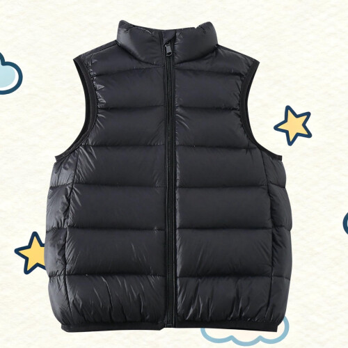 Kids Collared Puffer Vest Regular Fit 5Y 1