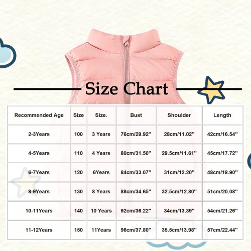 Kids Collared Puffer Vest Regular Fit 5Y 2