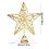 Lighted 3D Golden Star Tree Topper for Standard Christmas 3