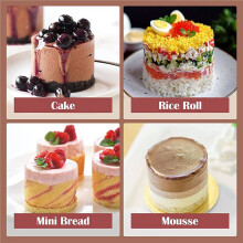 75 Pièces Anneaux de Mousse en Acier Inoxydable Coupe-Biscuit Rond Moule à Gâteau Cuisine Cuisson Pâtisserie Outil pour , Fondant, Etc.