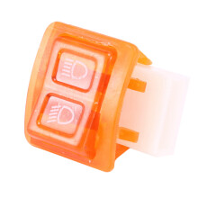 8X Motorcycle Horn Button Turn Signal Button Start Button for DIO ZX AF27 AF28 AF34 AF35 Orange