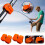 Fishing Rod Holders Portable Multifunctional 8-Pack 8