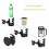 Universal Black Cup Holder for Bicycle Stroller Wheelchair 6