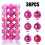 Christmas Ornaments Bronze Brown 36 pcs 2