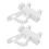 Adjustable Curtain Rod Brackets Plastic 2 pcs 6