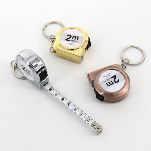Mini Tape Measure with Keychain Carbon Steel 1