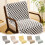 Plush seat cushion with backrest for chairs and sofas 1 pack 7