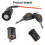 Electric Bike Ignition Key Switch 2-Wire Lock Replacement 5