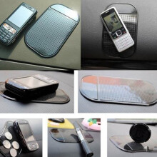 12 PC-Schwarze Magische Klebrige Auflage-Antibeleg-Matten-Auto-Armaturenbrett FÜR Handy