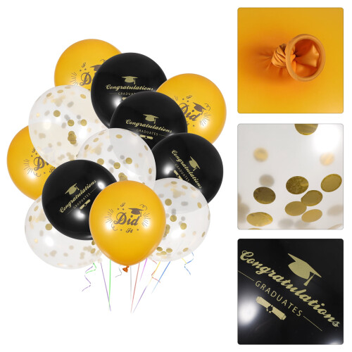 Graduation Balloons Set with Ribbon 2