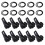 Windfall Adjustable Fishing Rod Hook Keeper Rubber Rings 4