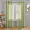 Linen Curtains Semi-Sheer Light-Filtering White 6