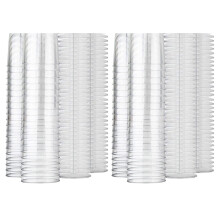 Bicchiere da Vino Nel Plastica Trasparente Riciclabile - Calice da Vino Infrangibile - Bicchieri Monouso E Riutilizzabili per Champagne, Dessert 80