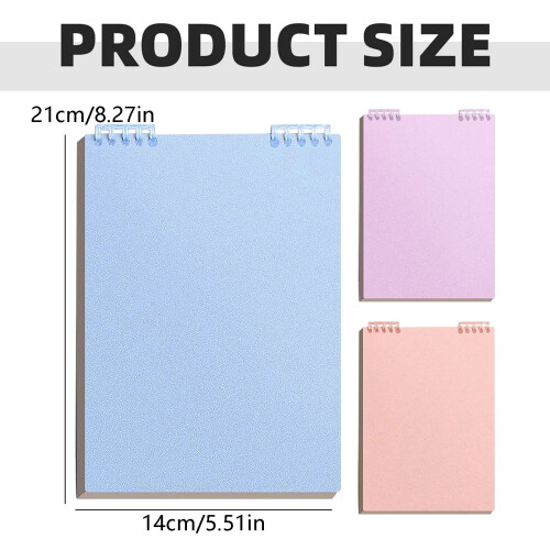 A5 Top Bound Notebook Hardcover 60 Sheets 8mm Ruled 2