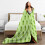 Pickle Blanket Green Flannel Throw 60x80 inch 8