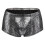 Men's Briefs Polyester Low Waist Underpants Silver 1