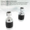 Faucet Aerator 3-Mode 360-Degree Rotating Black 2-Pack 7