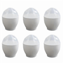 Microwave Egg Steamer Portable White Mini Egg Cooker