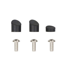 Schrauben und Kappen für den hinteren Kotflügel von Scootern für M365, 6-teiliges Set Black