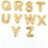 Bubble Letter Necklace 18K Gold Plated Initial Pendant 4