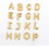 Bubble Letter Necklace 18K Gold Plated Initial Pendant 3