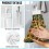 Sunflower Kitchen Hanging Towels Set Absorbent Reusable 3 6