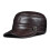 Men's Genuine Leather Baseball Cap Black Brown 54-62 cm 2