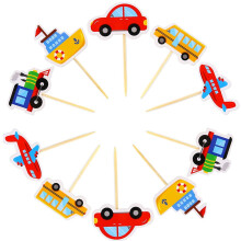 Cake Toppers Chocolate Transport Vehicles 20 Pcs