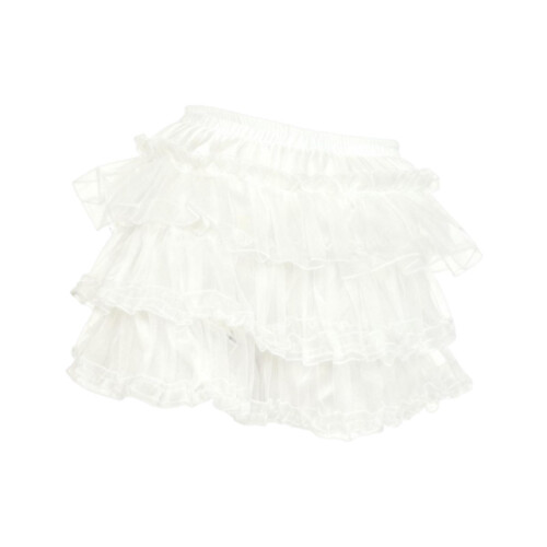 Underskirt Shorts Petticoat Lightweight White Lace Edging 2