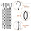 Space Saving Hangers Collapsible Metal 10 Pcs 3