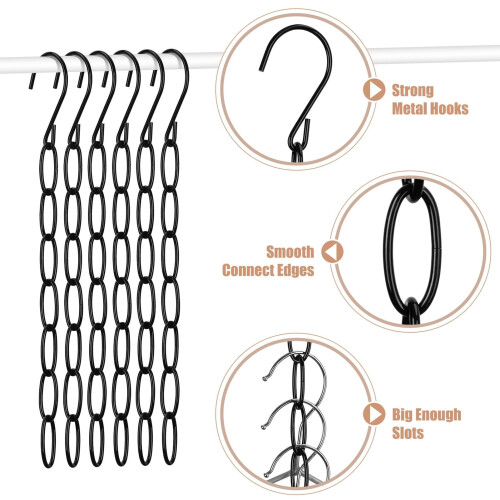 Space Saving Hangers Collapsible Metal 10 Pcs 2