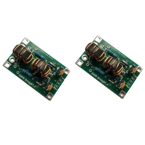 2X Kit SWR Bridge 1.4 Electronic Components RF SWR Reflection Bridge for RF Network Finished