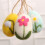 Décorations d'œufs de Pâques en feutrine colorée (12, 6, 5, 1 pièce) 6