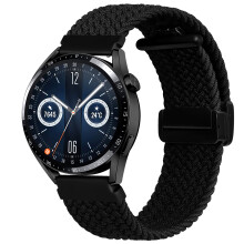 Pasek do zegarka z zapięciem magnetycznym - 22 mm Black