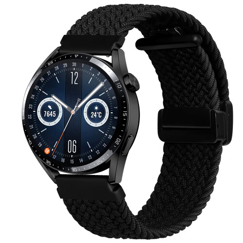 Correa de reloj con cierre magnético - 22 mm Black