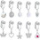 Faux Belly Button Ring Clip-On Piercing A-1 4