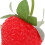 Strawberry-shaped plastic hair clip red 1 pack 3