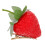 Strawberry-shaped plastic hair clip red 1 pack 5