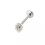 Labret Bar Lip Stud Surgical Steel 10 PCS 16G 8mm 2