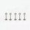 Labret Bar Lip Stud Surgical Steel 10 PCS 16G 8mm 3
