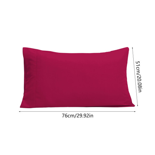 Microfiber Queen Pillowcases Soft Breathable Envelope 2