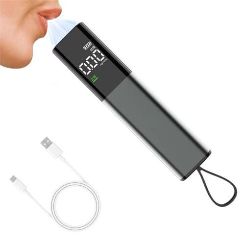 Bafômetro Digital Pessoal com Detector de Álcool e Instrumento de Teste de Direção Embriagada 1