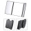 Adjustable View Mirror 3-Way Folding Compact 5