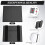 Adjustable View Mirror 3-Way Folding Compact 6