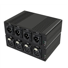Estensione Audio XLR Bilanciata A 4 Canali su Fibra Ottica SC Monomodale, Ricetrasmettitore Audio A Livello di Linea da 20 , Spina UE