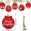 Christmas Ball Hanging Ornaments Set Red White 36PCS 7