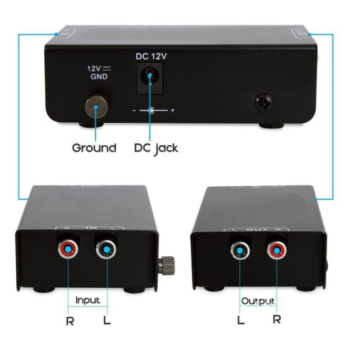 New PP900 Record Player Preamplifier, Record Player Amplifier, Signal for RCA Amplifier, Disc Reader Amplifier EU-Plug 2